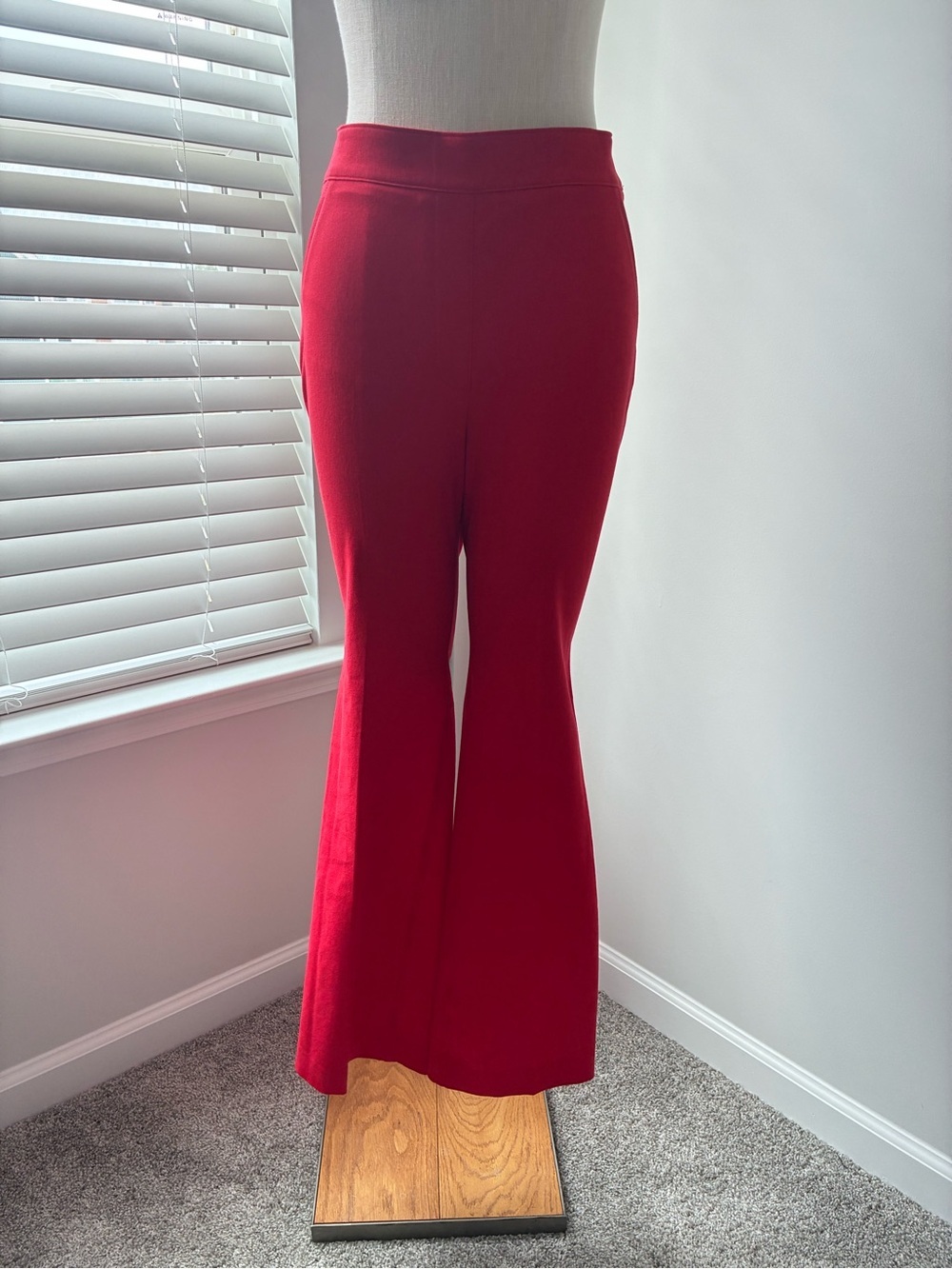 Spanx Women's Supersmooth Perfectfit Flare Red Pants